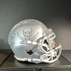 Warren Sapp signed Tampa Bay Bucs Slate Mini Helmet w/visor Beckett Certified