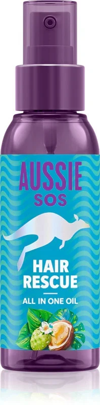 AUSSIE SOS Hair Rescue Strawberry & Macadamia Oils 100ml 3.38fl oz