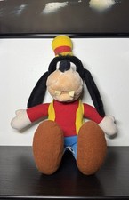 Disneyland Walt Disney World Goofy 15" Plush Stuffed Animal Toy Vintage 1980's