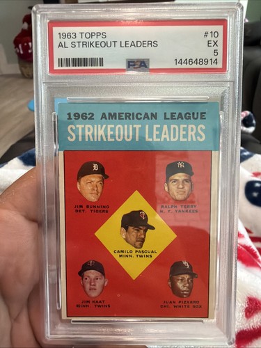 1963 1962 American League Strikeout Leaders #10