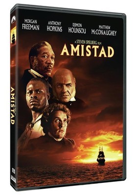 Amistad (DVD) Morgan Freeman Nigel Hawthorne Anthony Hopkins Djimon Hounsou