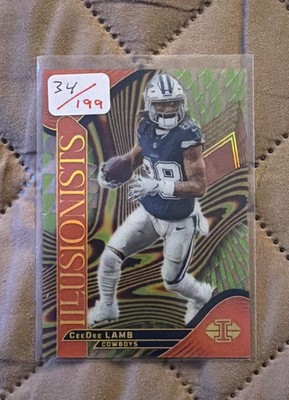 2024 Panini Illusions - Illusionists CeeDee Lamb #17 Red /199