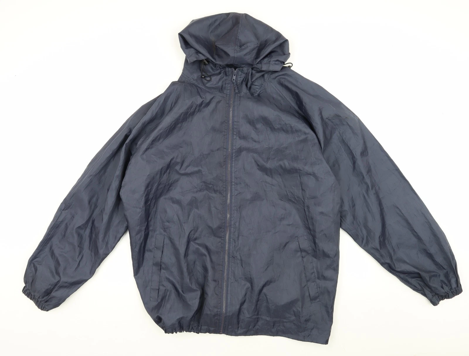 Outdoor Sportswear Men's Blue Windbreaker Jacket L