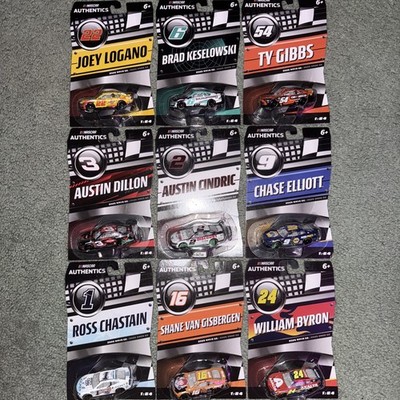 2025 NASCAR Authentics 1/64 Wave 02 - 9 Car Diecast Set | eBay