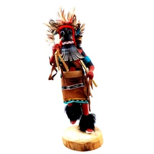 Kachina Doll Hopi Broadface Handmade and Signed by R.N. White