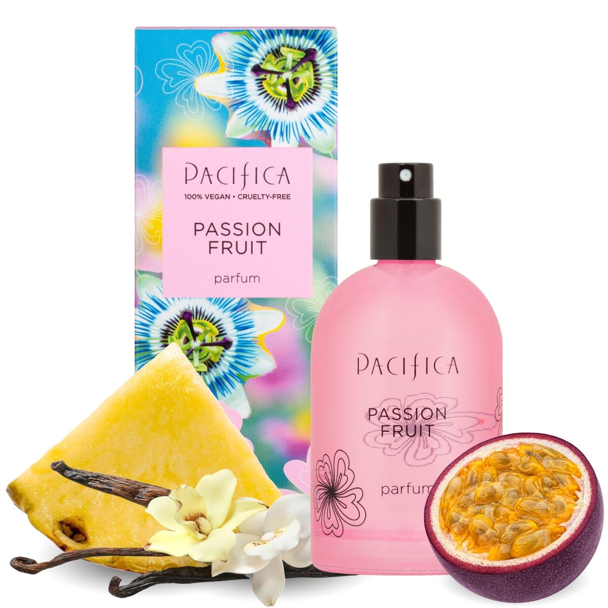 Pacifica Passion Fruit Spray Perfume 2 Fl Oz Tropical Clean Vegan