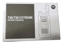 Motorola T80 / T80 EXTREME Owners Manual - Brand New (B1)