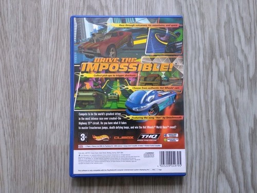 Sony PlayStation 2 PS2 Game - Hot Wheels World Race - Imagen 4 de 4