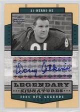 2004 Upper Deck NFL Legends Legendary Signatures Doug Atkins #LS-DA Auto HOF 0a1