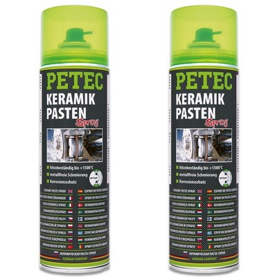 2x Petec 70650 Keramikpastenspray 500 ml Keramikpasten Spray Ceramic Karosserie