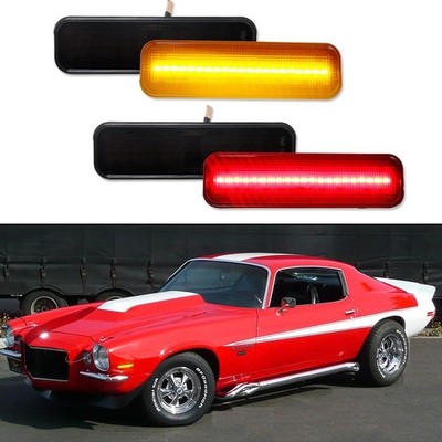 GTINTHEBOX Chevrolet Camaro Rauchglas bernsteinfarben und rote LED 