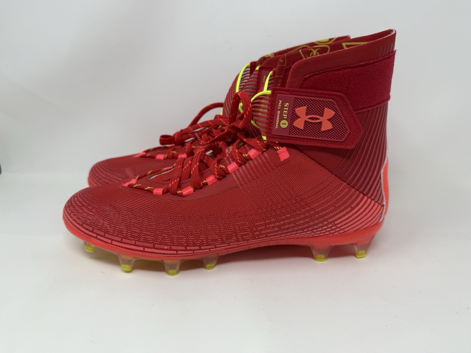 Under Armour Highlight Football Cleat Men's Red New without Box Size 12