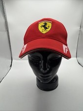 Vintage Ferrari F1 Racing Team Hat Cap Red Official Licensed Product Ferrari