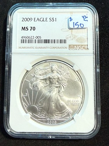 2009 AMERICAN SILVER EAGLE NGC MS 70 005