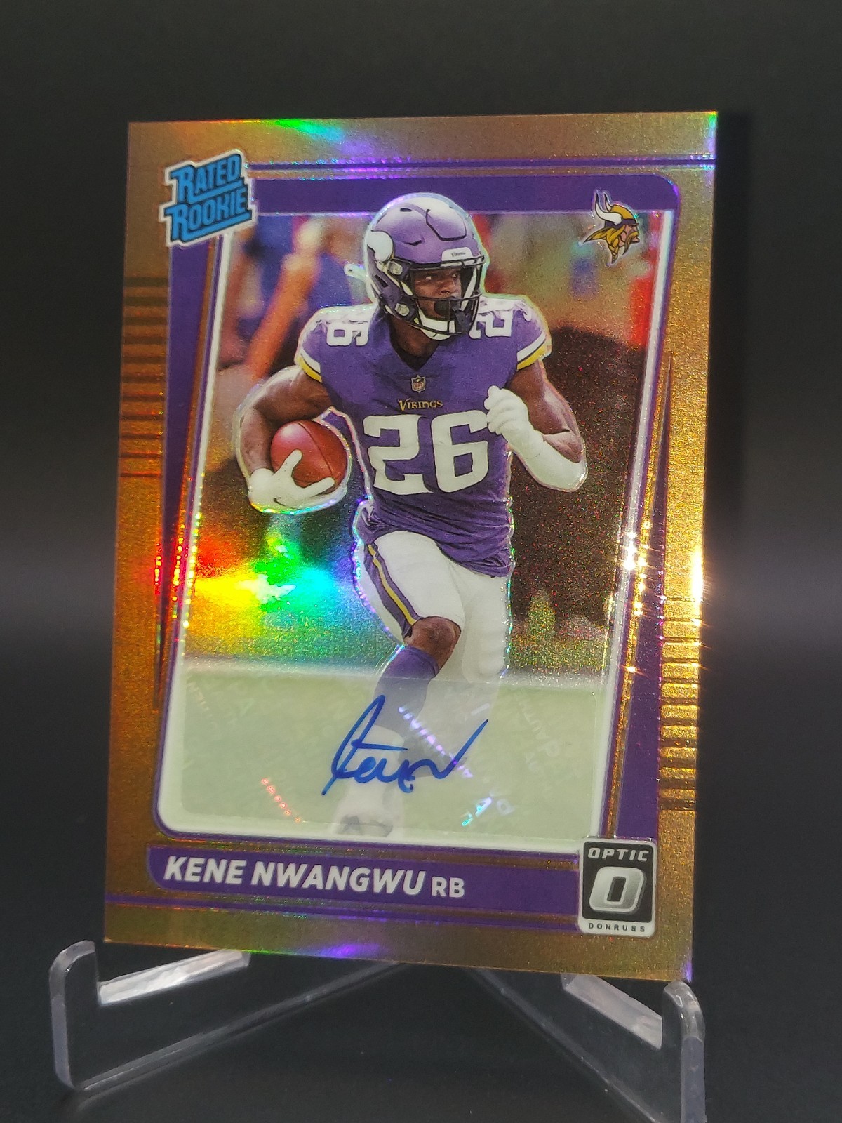 Kene Nwangwu Panini Donruss Optic #233 Autograph-Bronze