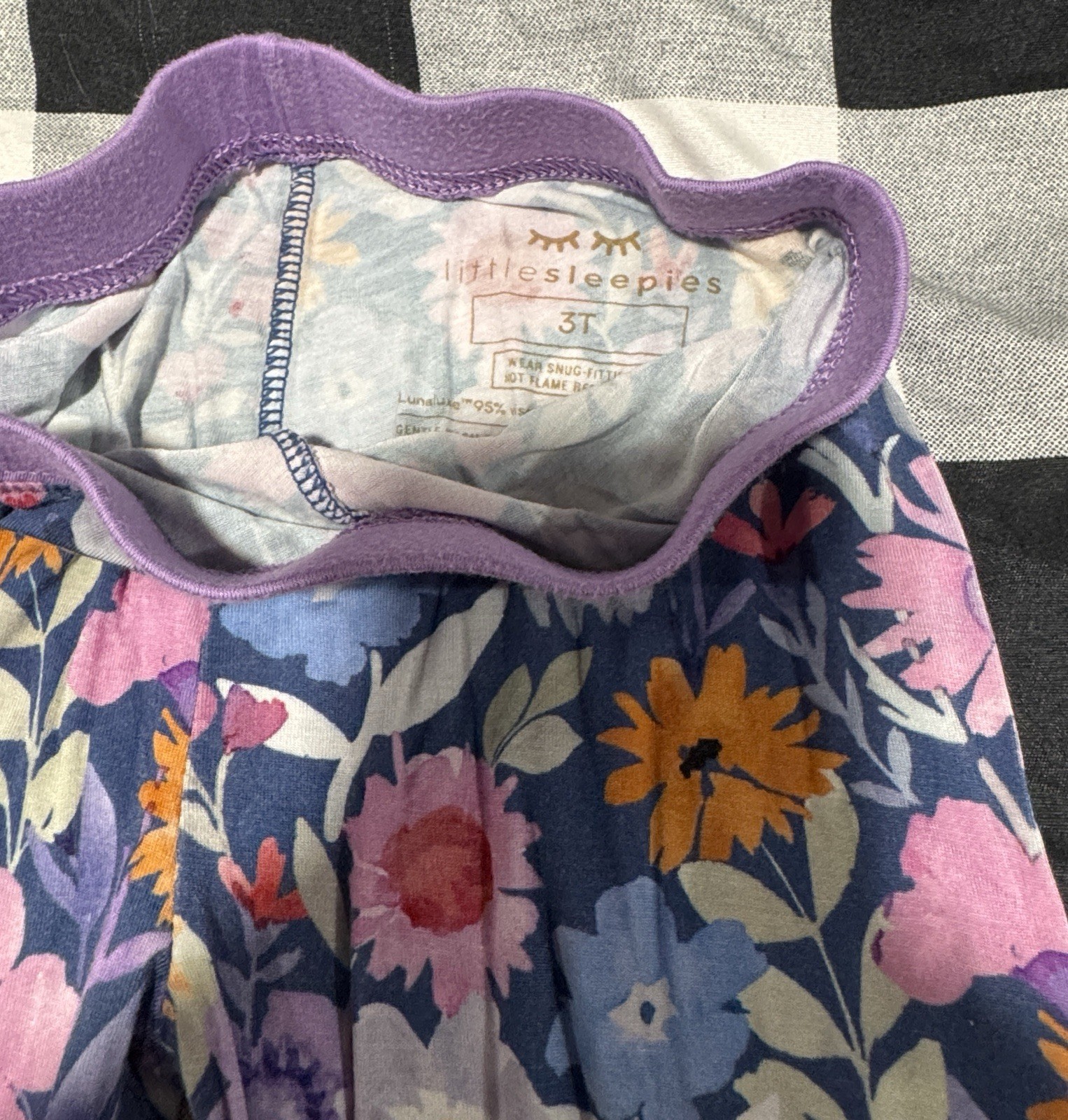 Little Sleepies Dusk Blooms Pajama Set 3T