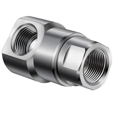 1 Inch FXF Heavy Duty Hose Reel Swivel with Grease Zerk - Hose Reel Parts Fit...