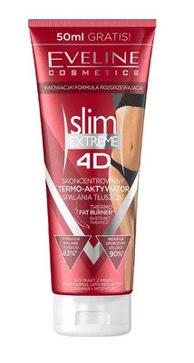 EVELINE COSMETICS SLIM EXTREME 4D SLIMMING SERUM ANTI-CELLULITE FATBURNER 250ml