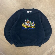 Vintage Disney Originals 90s Mickey Mouse Goofy Pluto Minnie Sweatshirt XL