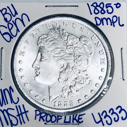 1885 O BU UNCIRCULATED MORGAN SILVER DOLLAR AUTHENTIC U.S.MINT FREESHIPPING 4333