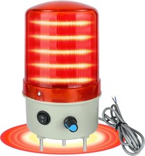 24V Industrial Rotating Warning Light LED Red Strobe Light for Emergency Alarms 