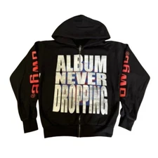 New ASAP Rocky Album Never Dropping' Camp Flog Gnaw Event Zip Hoodie Remake