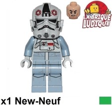 Lego Figur Minifiguren Star Wars AT-AT Driver Imperial Logo Grimacing sw0581 NEU