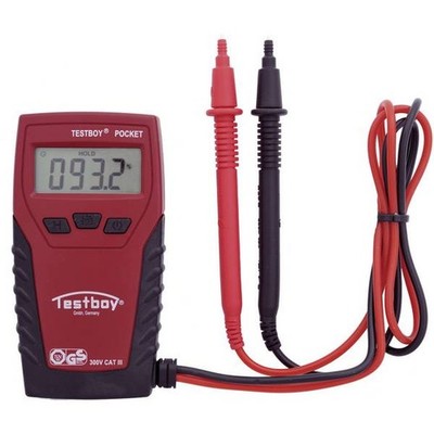Testboy 61401000TB Pocket Portable Digital Multimeter CAT III 300V Display