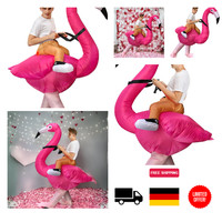 Flamingo KostüM Aufblasbar Erwachsene Karneval KostüM