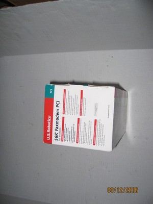 U.S. Robotics 56K Faxmodem PCI Model 3CP5699A