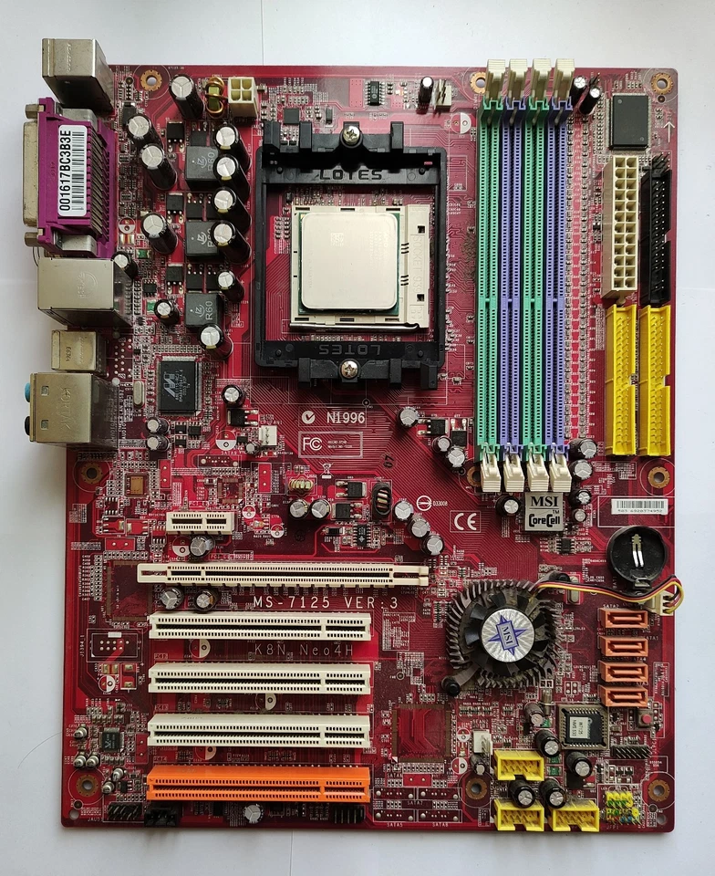 MSI K8N Neo4 Motherboard with Athlon 64 3800+ CPU and 2GB RAM - Test OK! - Image 2 of 4