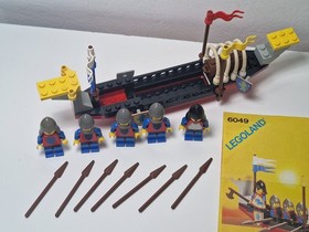 Lego Vintage Set Legoland Castle 6049 Viking Voyager, with instructions