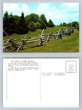 Hodgenville, KY-Kentucky, Abraham Lincoln Birthplace Rail Fence Vintage Postcard