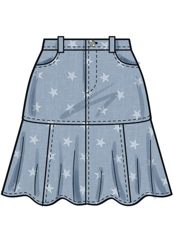 Simplicity Sewing Pattern 3070 - Misses' Skirts, Size: K5 (8-10-12-14-16) - Picture 4 of 8