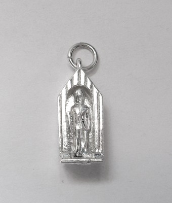 Sterling Silber Opening Guard in Sentry Box London Charm