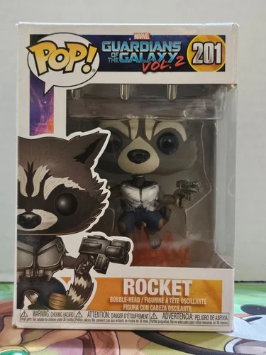 Funko Pop! Vinilo: Marvel - Rocket Raccoon #201
