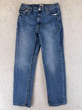 Tommy Hilfiger Pants Womens 6 Blue Denim Jeans Straight Medium Wash Cotton Blend