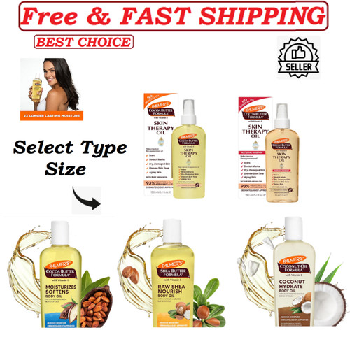 Palmer's Coconut Oil Formula Body Oil, Body Moisturizer, ( Select Type & Size ).