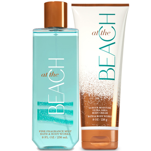 Details About Bath Body Works At The Beach Body Cream Fine Fragrance Mist Duo Set