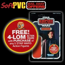 Kenner STAR WARS Vintage "Mail-Away Offer" FREE 4-LOM soft PVC patch/coaster
