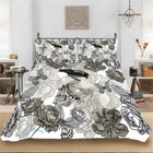 Butterfly Skull Quilt/Doona/Duvet Cover Set Single/Double/Queen/King Size Bed