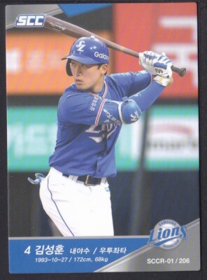 2018 KBO Baseball Card ''SAMSUNG LIONS'' KIM SEONG HUN (IF)