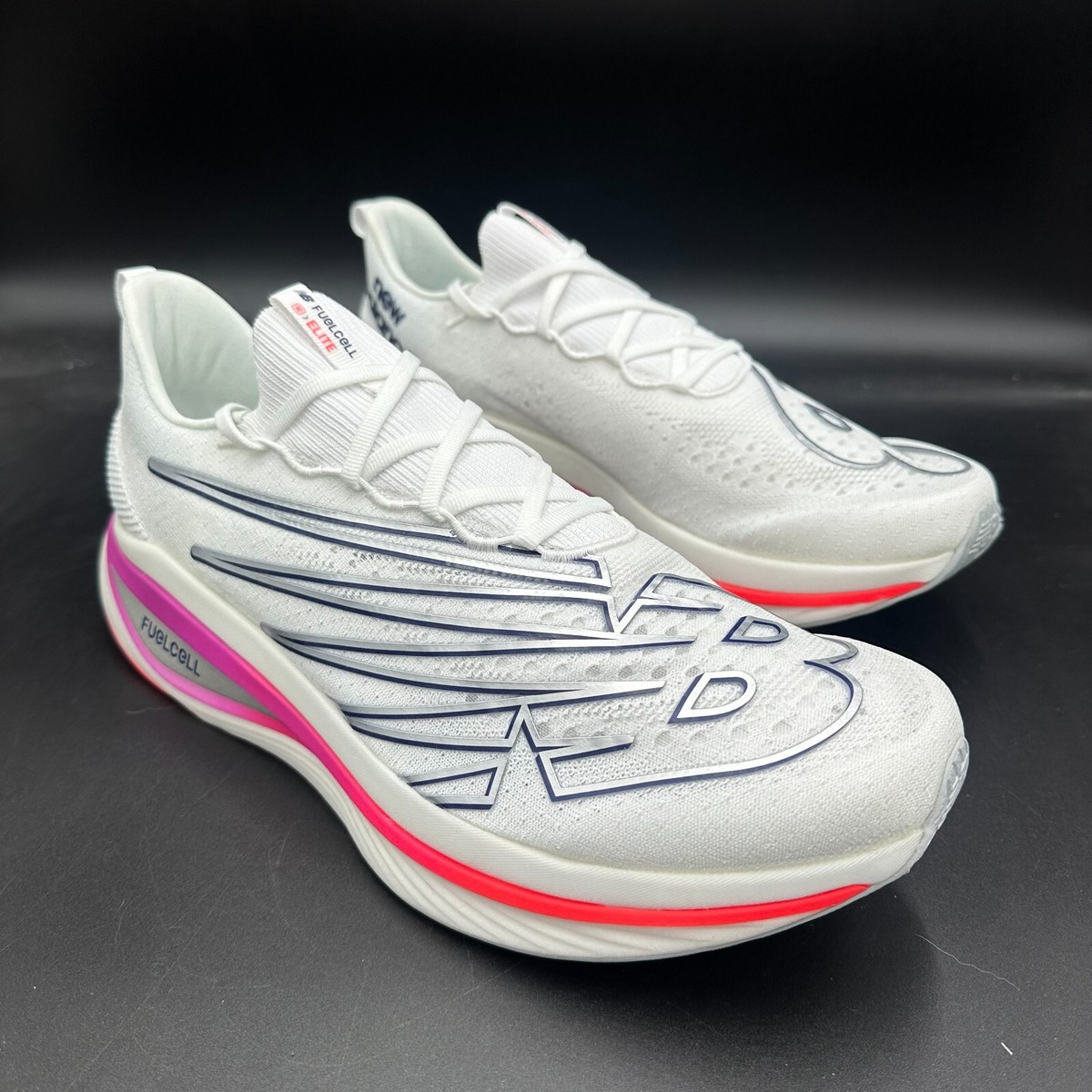 New Balance FuelCell SuperComp Elite v3 White Running Shoes