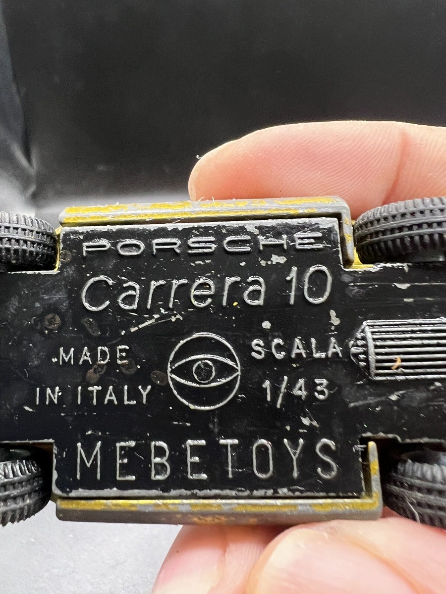 VINTAGE MEBETOYS 1/43 SCALE PORSCHE CARRERA 10 A-25 MADE IN ITALY