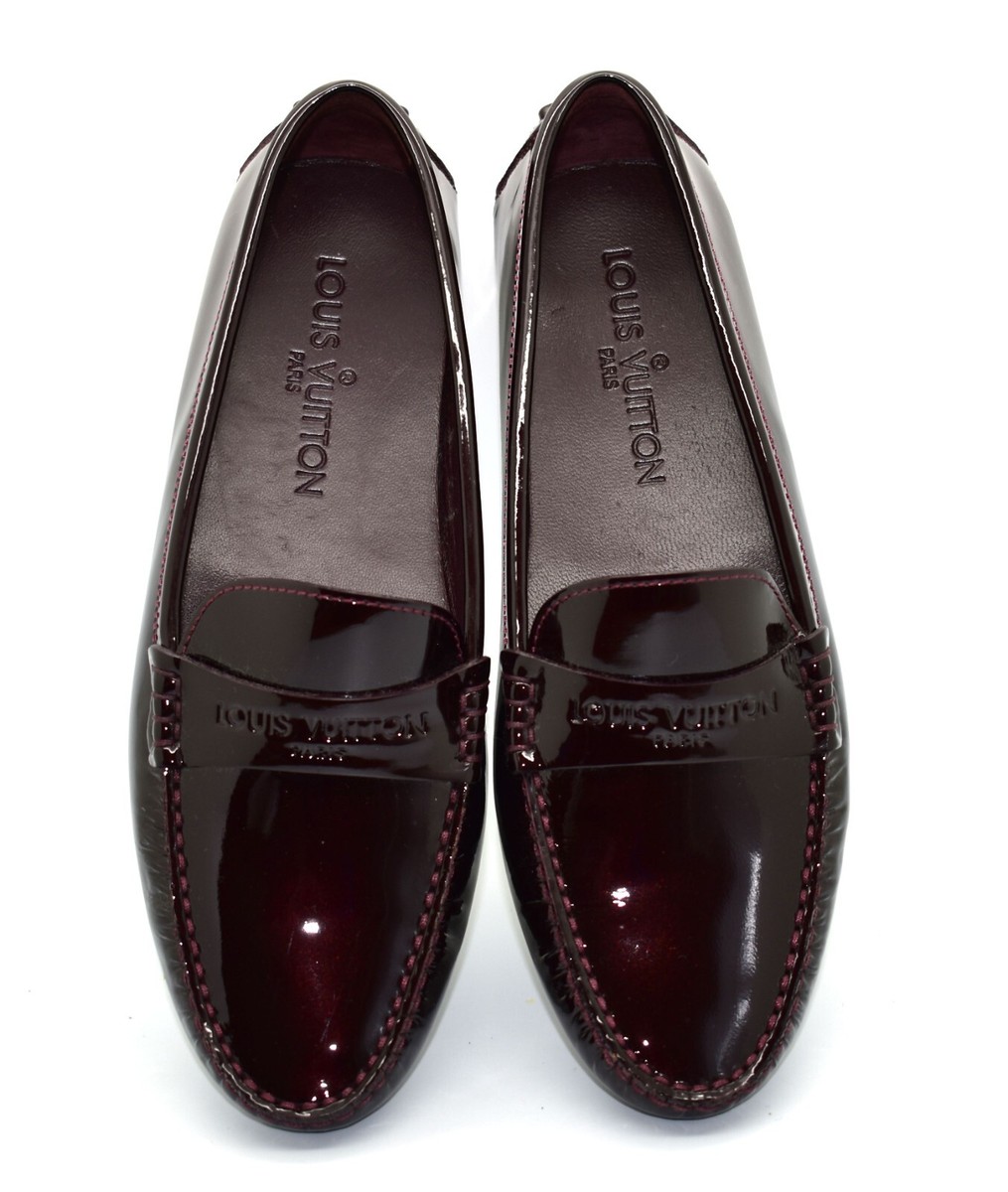 louis vuitton burgundy shoes
