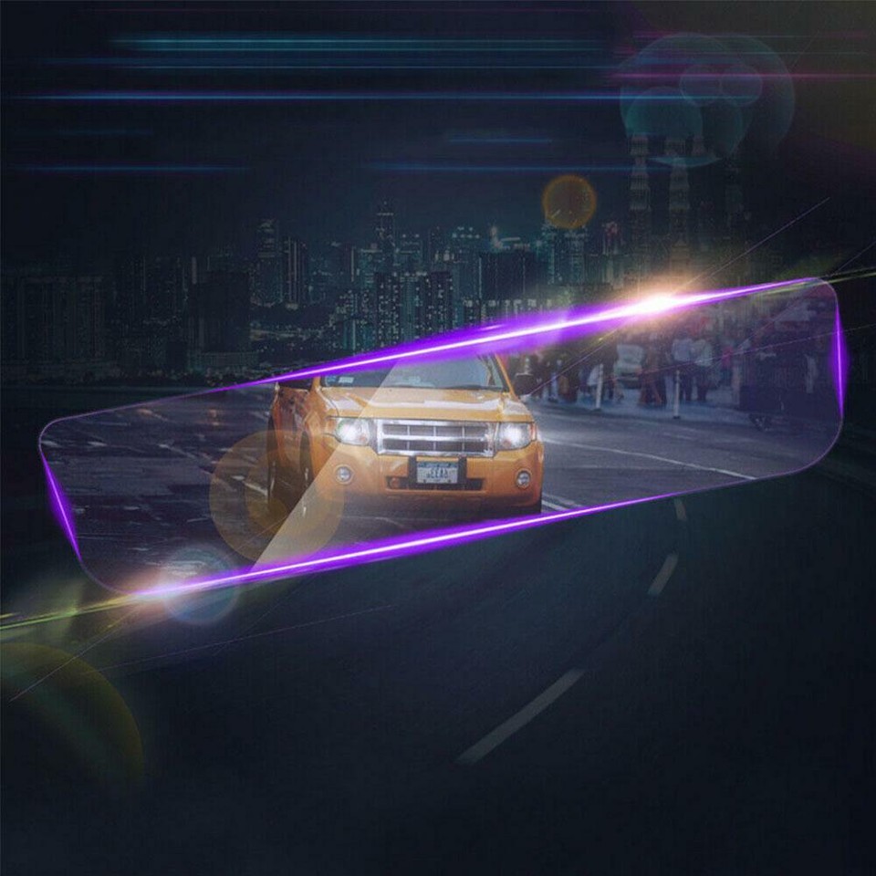 Car Interior Rearview Mirror Anti Glare Film Protective Sticker