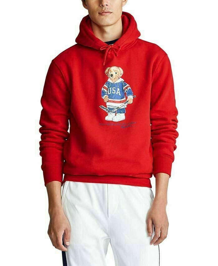 POLO RALPH LAUREN Men's Red Polo Hockey 