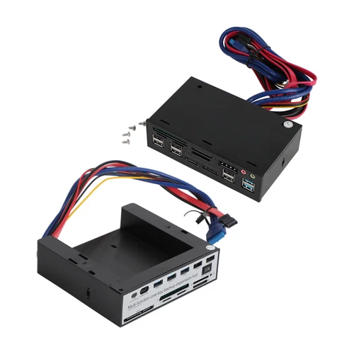 USB3.0 5.25 inch Front Panel Expansionshub 5-in-1 Multifunctional Card Reader A