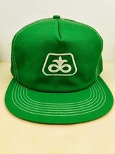 Vintage K Products USA MADE Pioneer Seed Farm Mesh Trucker Hat Snapback Cap