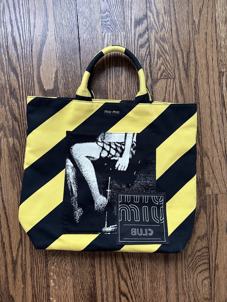 ☆mucu and ebony☆ MAE logo bag _ Lemon Yellow logo shoulder